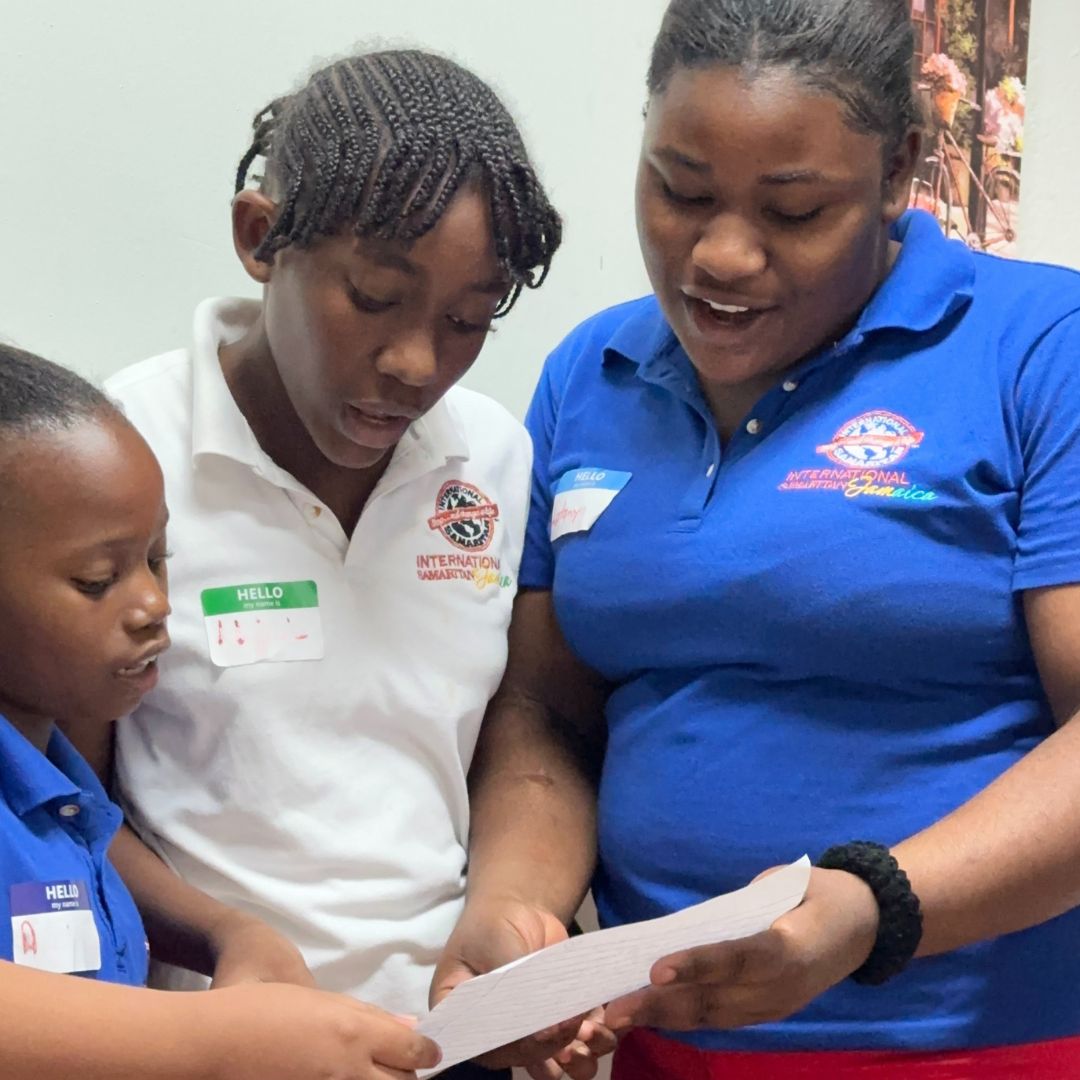 scholarship students helping each other 