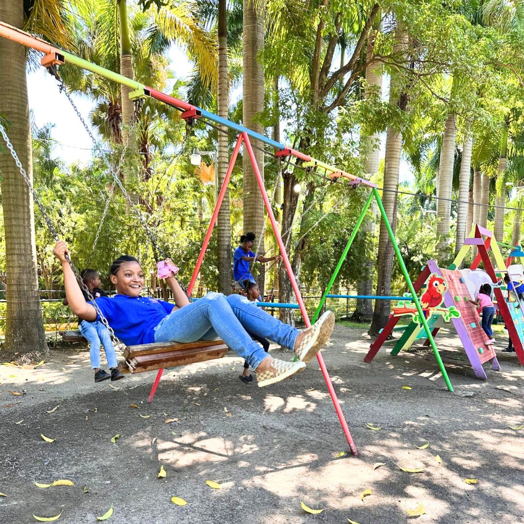 scholarship student swinging